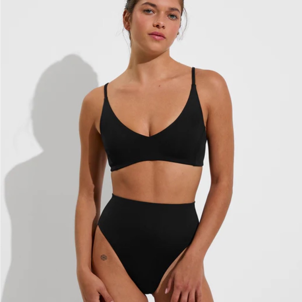 Left On Friday Black Sunday Bikini Top